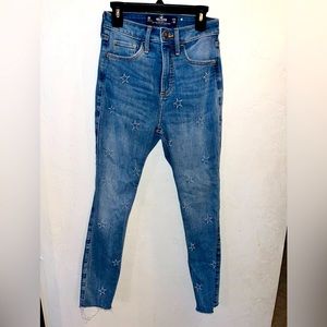 Hollister High-rise Crop super skinny